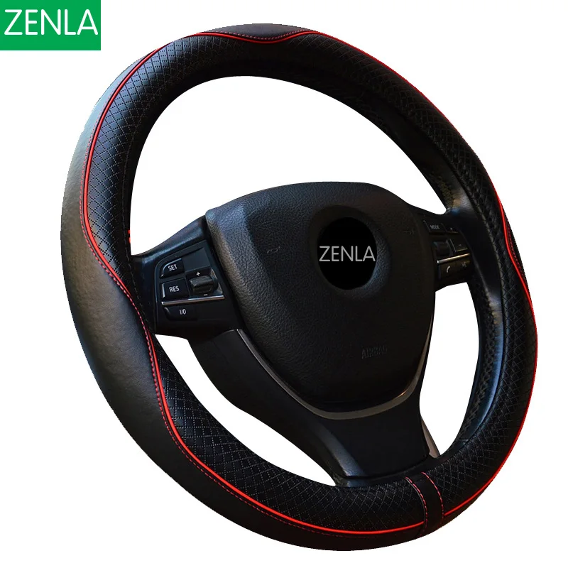 

Leather Car Styling Steering Wheel Cover For Mazda 3 2 Mazda 6 Axela CX-5 CX5 CX-7 CX7 CX-9 RX8 2014 2015 2016 Auto Accessories