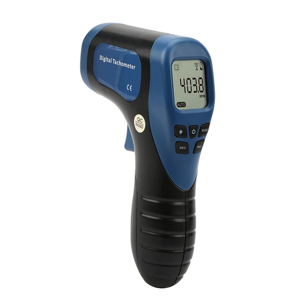 

Digital Laser Tachometer Non-contact LCD Backlight Handheld Measuring Instruments Engine RPM Tach Motor Tester Meter Speed Gauge