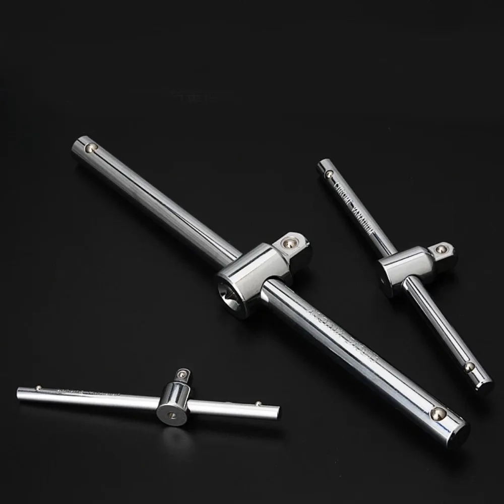 

1/4" 3/8" 1/2" Drive Socket Wrench Extension Sliding Bar T-handle Socket Extension Connection For Ratchet Driver Auto Repair