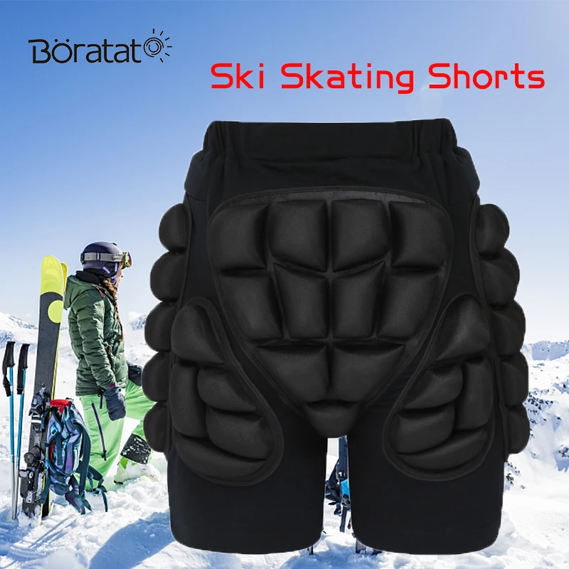Открытый Лыжный Спорт Шорты для скейтбординга лыжные Защитные Спортивные Шорты бедра ноги Защитные шорты для езды на скейтборде оборудование