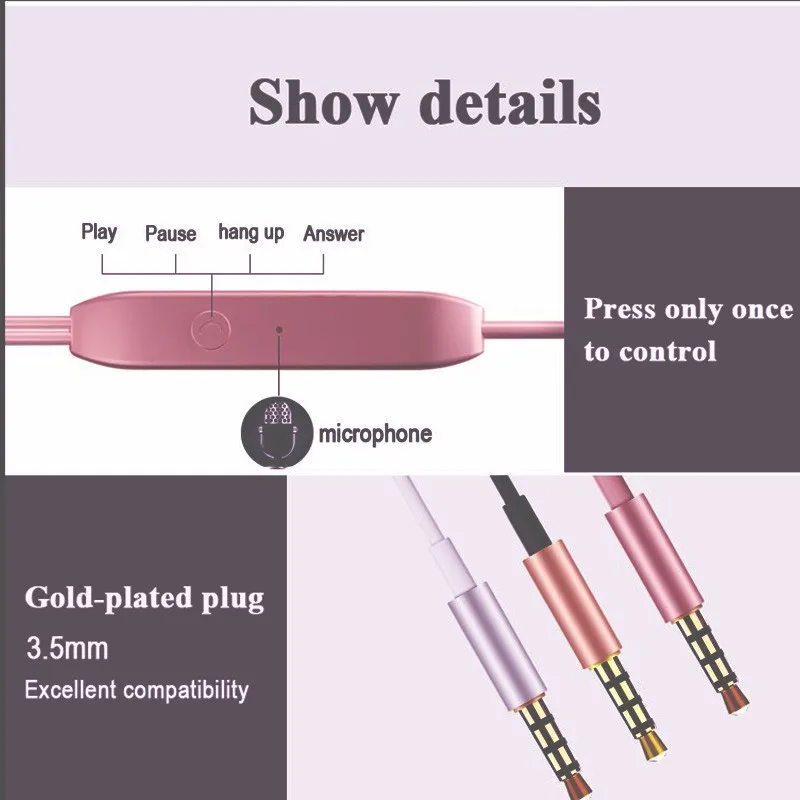 Wired Earphone For Samsung Galaxy A6+ A6 2018 A8+ A8 Star A9 Pro A7 A5 A3 J2 Pro J3 J4 J5 J6 J8 J7 Prime 2 Earphones 3.5mm Jack (20)