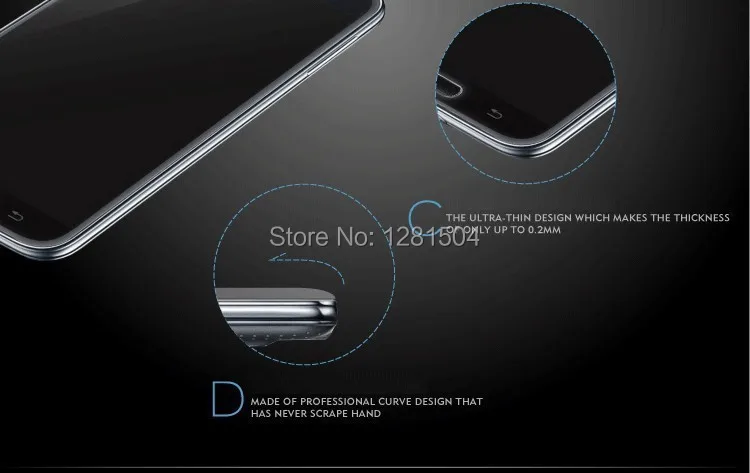 Для iphone 6 4,7 Закаленное стекло протектор экрана 0,30 мм Премиум Закаленное стекло для iphone 6 4,7 ''100 шт./партия