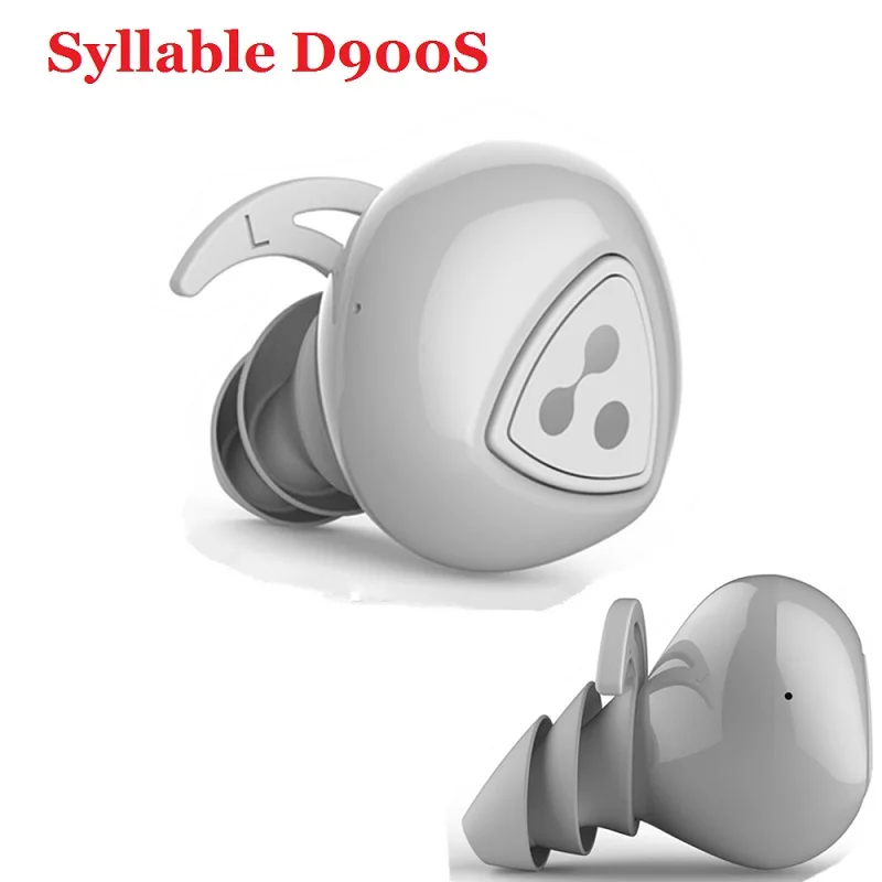 

Newest Syllable D900S upgraded version Wireless Earphone Bluetooth 4.0 Apt-x IPX4 Waterproof Earbud Earphones black/ white