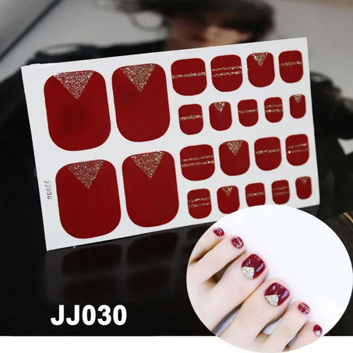 14 шт/лист водостойкие полноразмерные наклейки для ногтей 3D DIY украшения для ногтей@ ME88