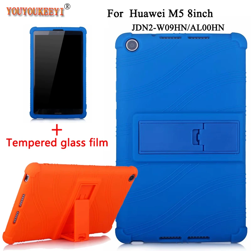 Силиконовый чехол для Huawei Mediapad M5 Youth Lite 8 JDN2-AL00 2019 LITE дюймов с защитой от падения +