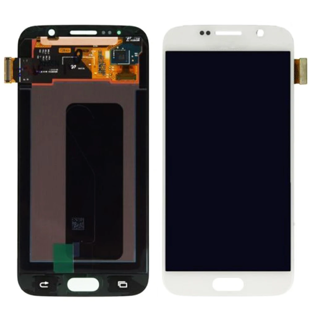 Оригинальный супер AMOLED ЖК дисплей для Samsung Galaxy S6 кодирующий преобразователь