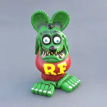 Tales of the Rat Fink Super Big Size 32cm tall Rat Fink PVC Statue Figure Collectible Model Toy rat fink big daddy bobble head pvc action figure collectible model toys 16cm kt3748