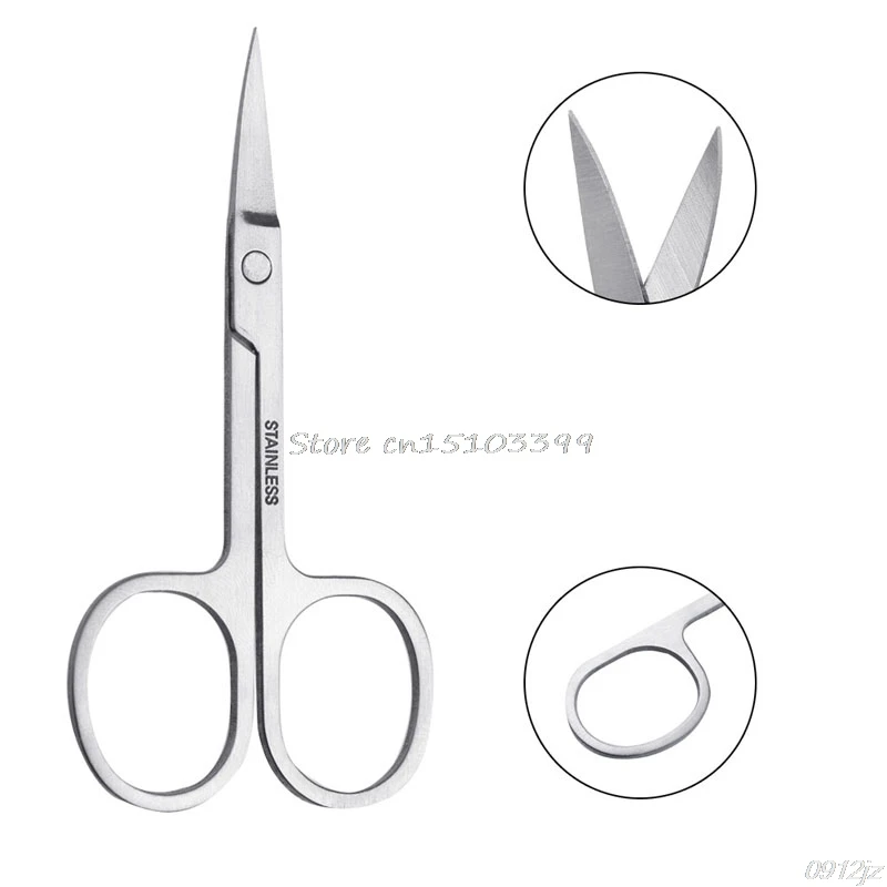 

1Pc Cuticle Cutter Stainless Steel Dead Skin Remover Pedicure Scissors Nail Tool Hot Scissors C90A New Drop ship