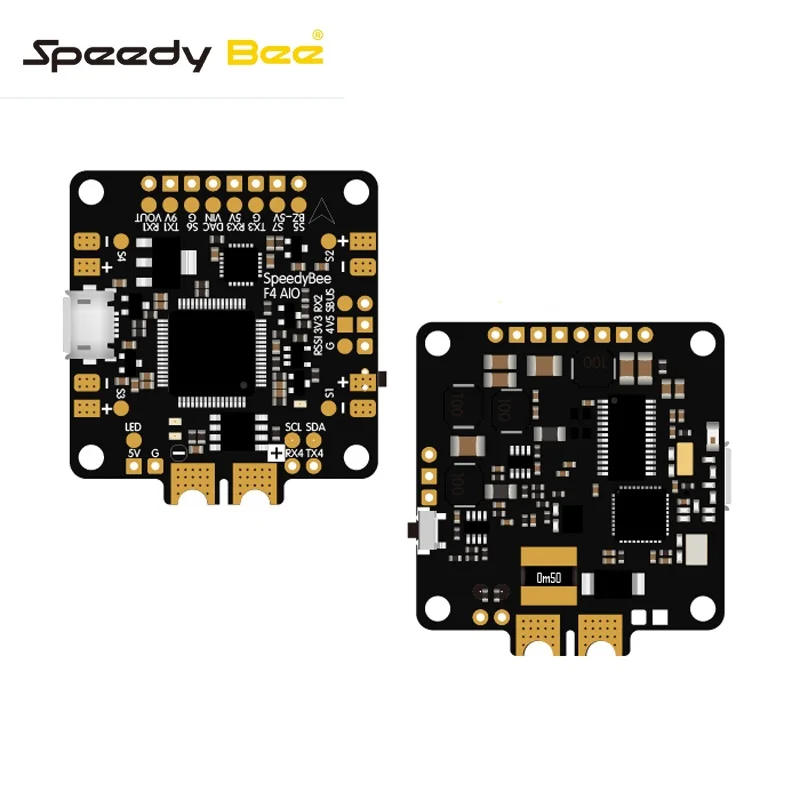 

Speedybee f4 aio flight controller stm32f405 osd integraded 5 v pdb lc filter board to module for rc models multicopter diy