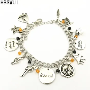 

HBSWUI Wholesale Free shipping 20pcs a lot Hamilton charm Bracelet DTHVFVF25