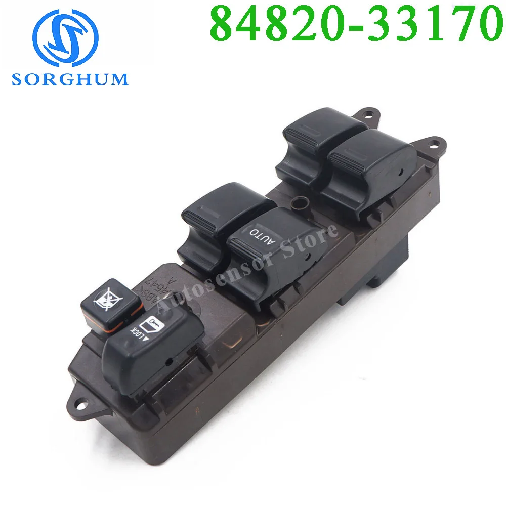 Новый выключатель управления стеклоподъемником 84820-33170 для Toyota 2002-2006 Camry 2005-2009 Sienna