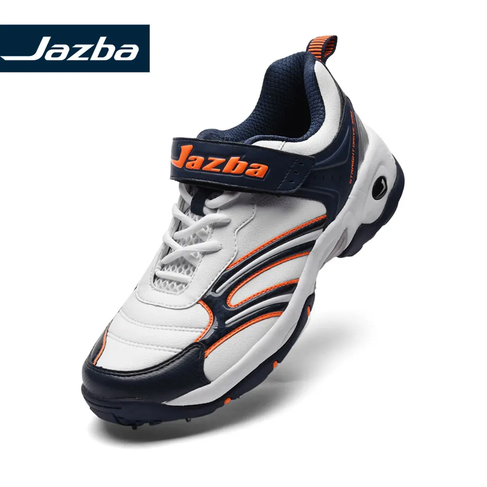 

Jazba STRAIGHTDRIVE 330 Men's Cricket Shoes Professional Sport Rubber Cleat Sneakers Cushioning Protective With Adjustable Starp