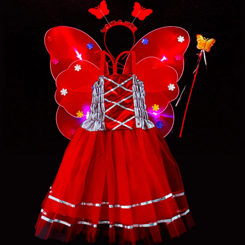 Childrens Butterfly Fairy Costume Girls Animal Insect Book Week Day Fancy Dress
