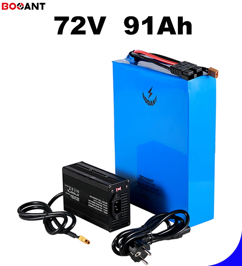 72V 90Ah 5000W 8000W электрический велосипед батареи для samsung 18650 Сотовый 20S 72 V, фара для электровелосипеда в литий-ионный аккумулятор встроенный 150 Ампер БМС+ 10A зарядное устройство