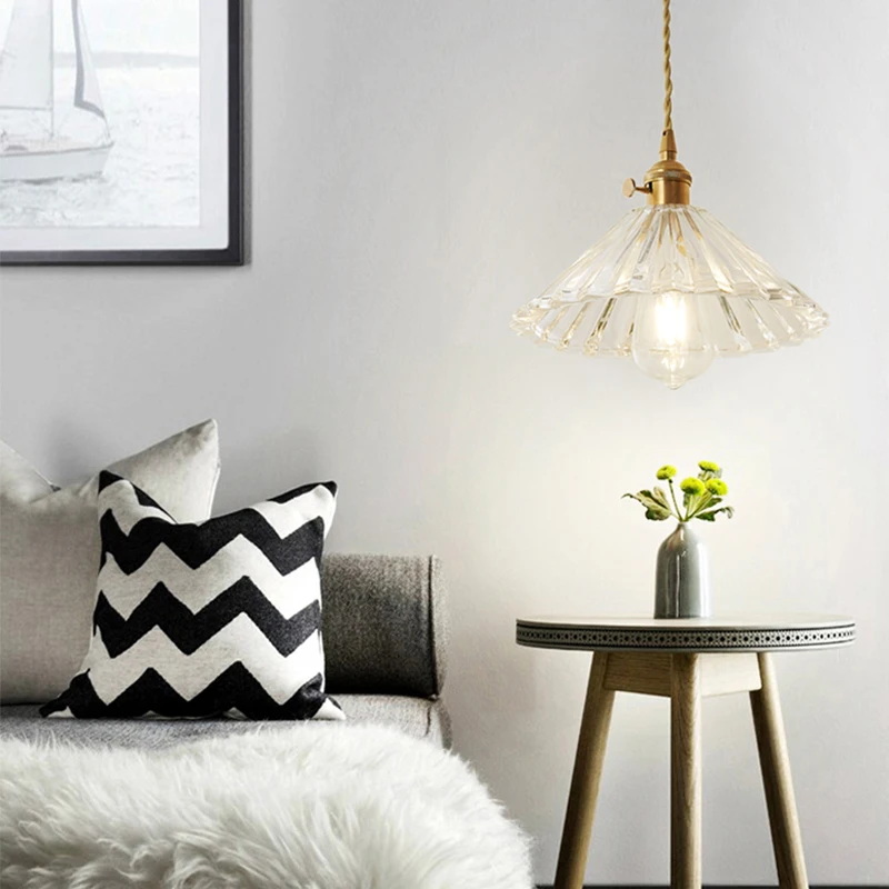 Скандинавские простые медные креативные подвесные светильники с одной головкой для гостиной, спальни, ванной комнаты, кабинета, ресторана, кафе, бара, одежды