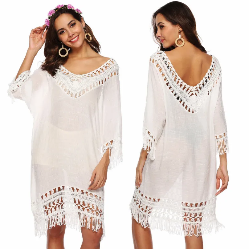 Pareo And Beach Dresses Cover Ups Plus Size Up Tunics Summer Loose ...