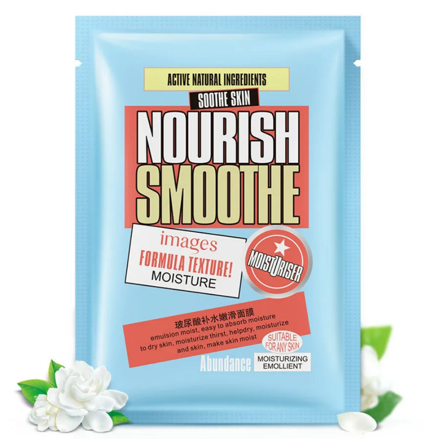 

1pcs Hyaluronic Acid Supplement Skin Care Plant Facial Mask Moisturizing Mask Face Care Control Black HeadRemover Wrapped Mask