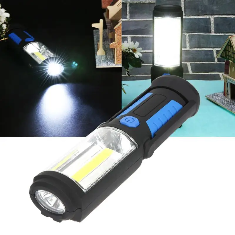 

3W 360 Lighting LED Maintenance Camping Lamp Emergency Flashlight Magnetic Torch Handle Work Light Car Emergency Lamp