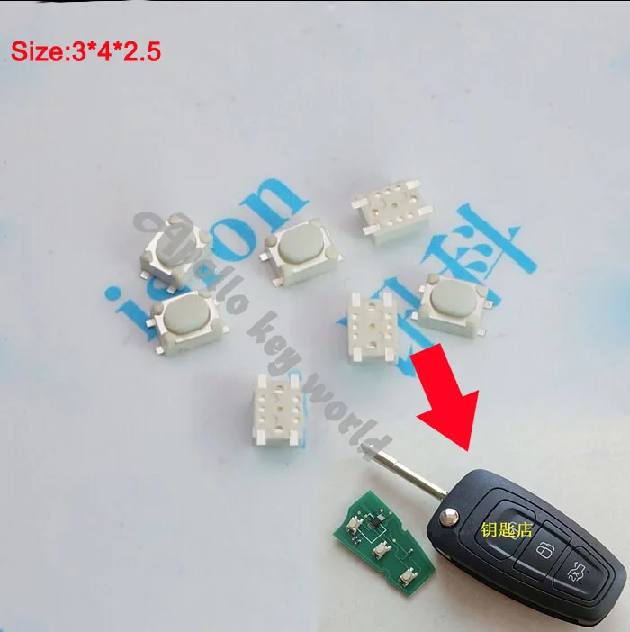 3 Micro Switch for Smart  Remote Key Fob Key 