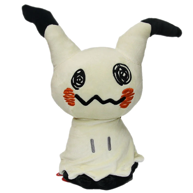 Mimikyu косплей Пикачу плюшевая игрушка чучела кукла аниме мультфильм Хэллоуин носить дьявольский плащ фея Дети отличная коллекция подарок - Color: Mimikyu A 25cm