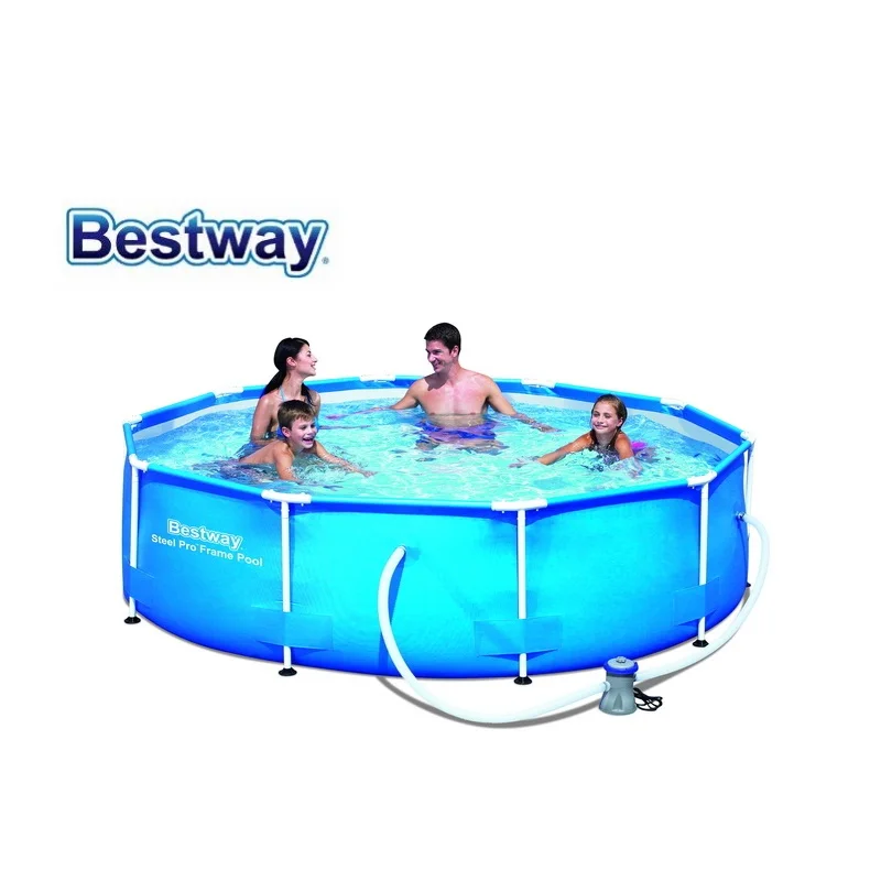 56408 Bestway STEEL PRO 305*76 см круглая рама бассейн для семьи/Dia 10 'Ht 30 &quotоткрытый круглый