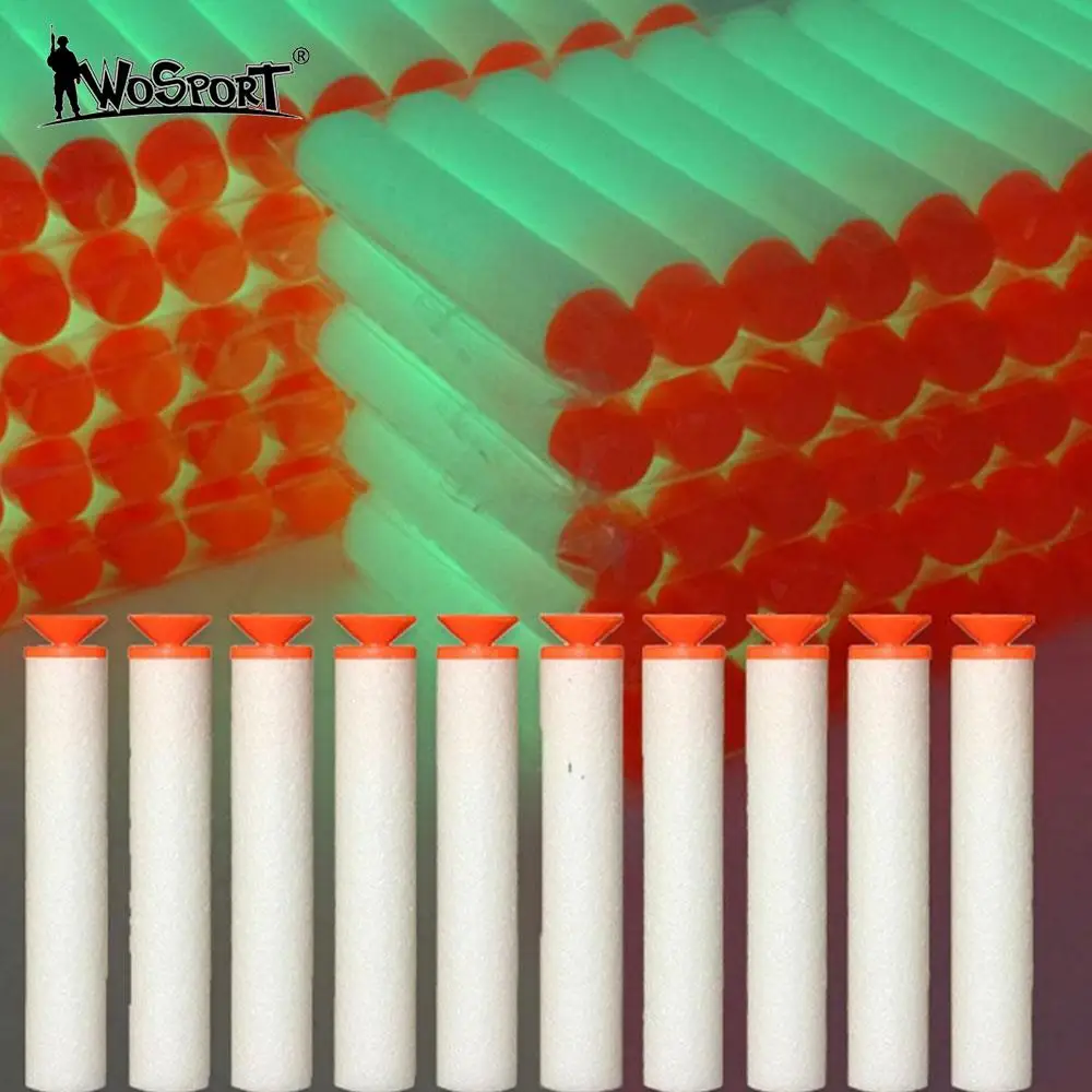 White Shooting Supplies Luminous Bullets Paintball Soft Bullet