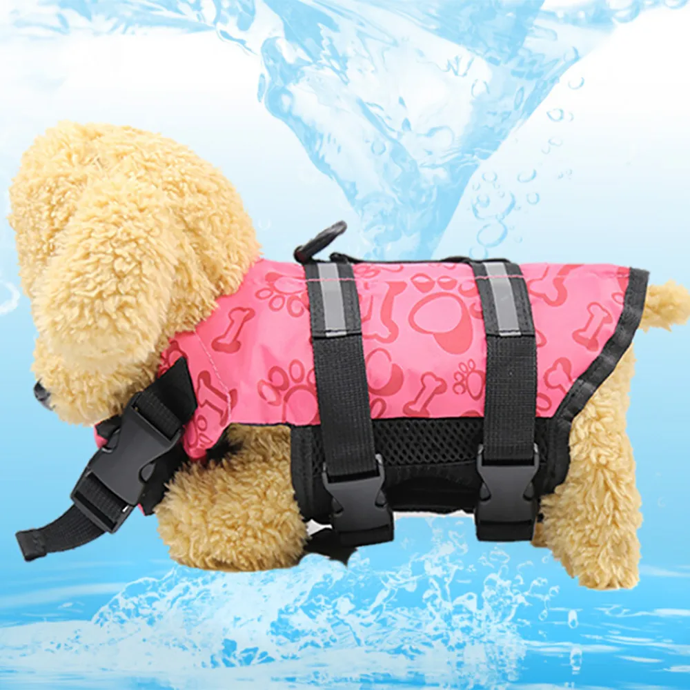 Наружный Регулируемый жилет для собаки, пальто с спасательной ручкой, одежда для плавания щенка, спасательный жилет, продукт для домашних животных, Ropa De Cachorro