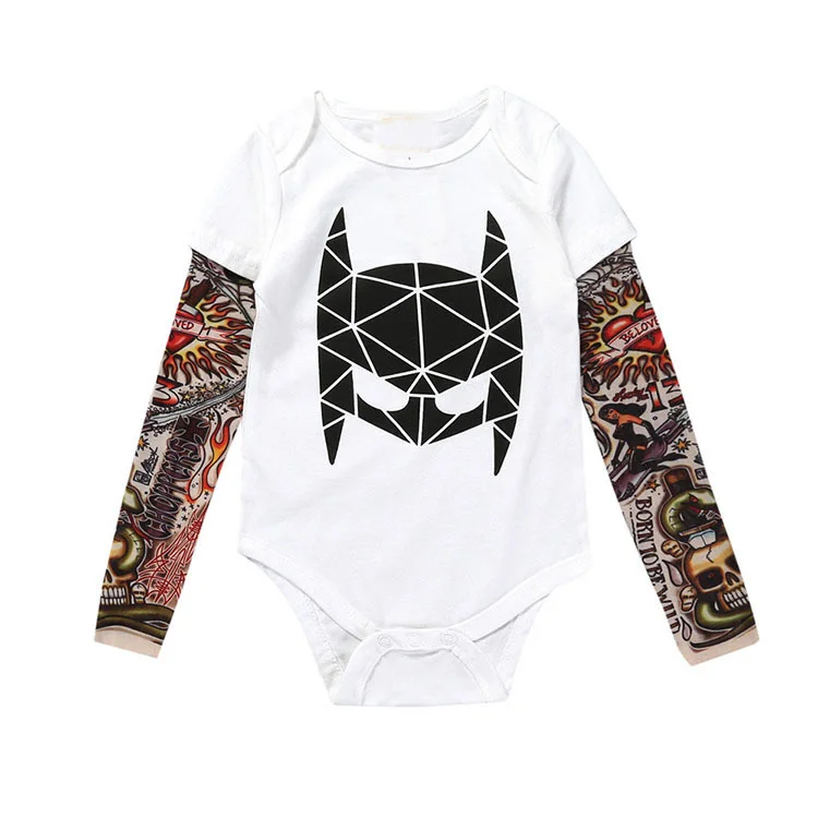 1PCS Children/'s BABY/'s Wear jumpsuits Tattoo sleeve Baby Romper