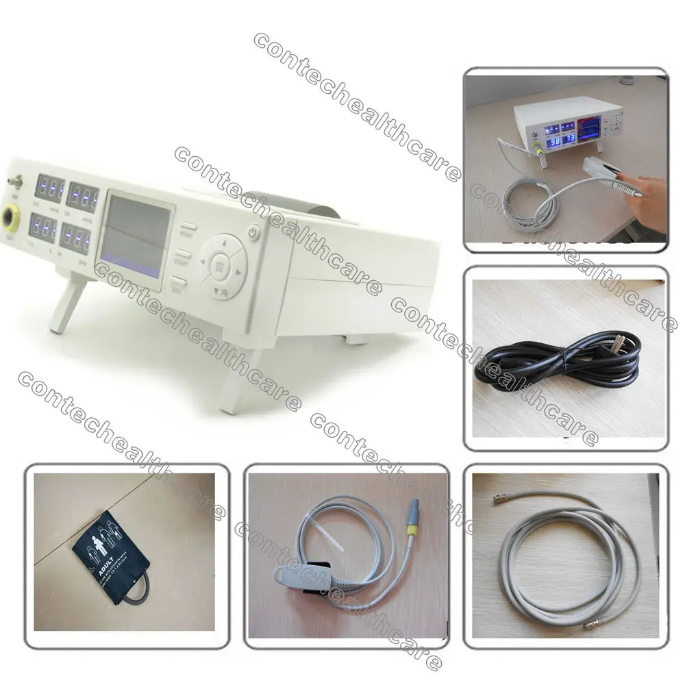 Витальный терпеливый монитор с встроенным термальным принтером, SPO2, NIBP, PR CMS5000C, CONTEC