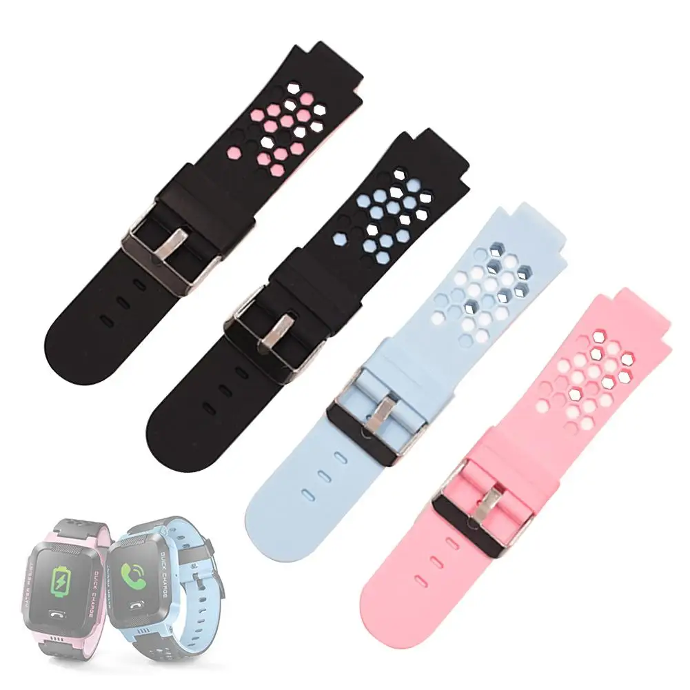 cheap 15MM Universal Small Genius Children #039;S Smart Phone Watch Special Two Color Strap Replacement Wristband For Small Genius Strap