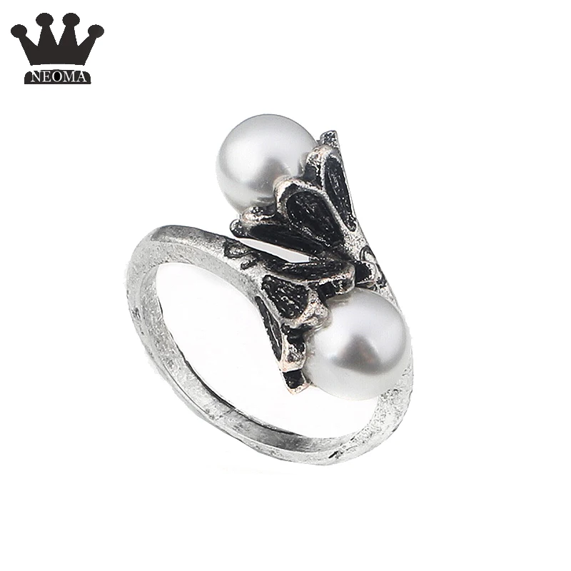 

Fashion Jewelry Movie Game of Thrones Ring Daenerys Targaryen Pearl Adjustable Ringen For Women High Quality Jewelry