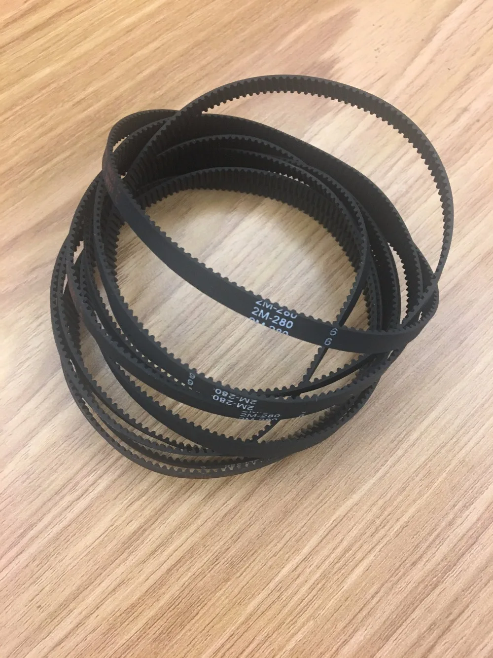 10pcs 2gt280band closed loop rubber 2gt 280 6/10 timing belt