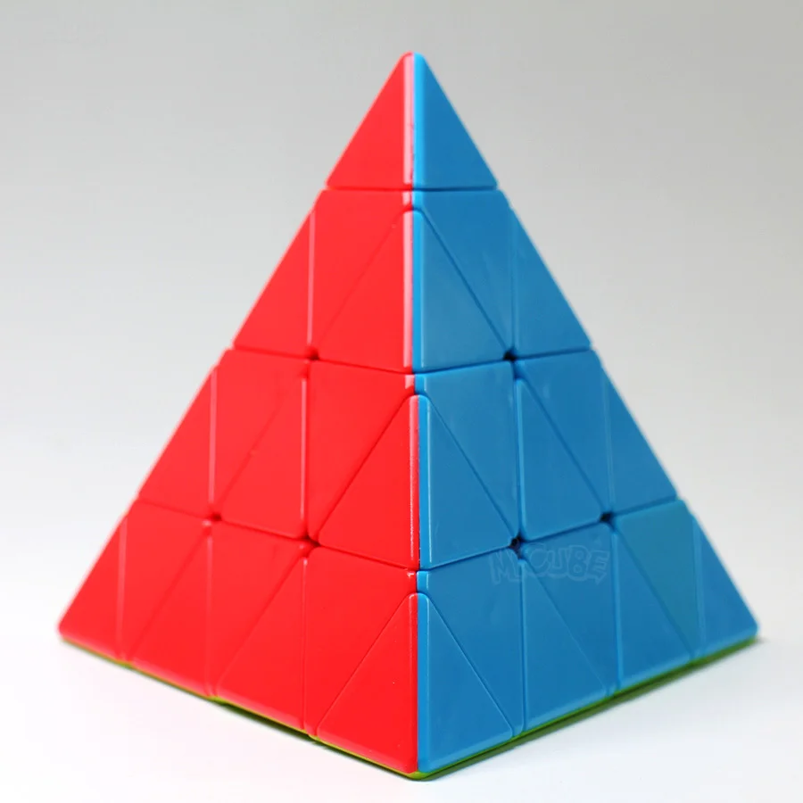 Fanxin Пирамида 4x4 Пирамида 4x4x4 магические кубики скорость головоломка без наклеек профессиональные Развивающие игрушки для детей Cubo Magico