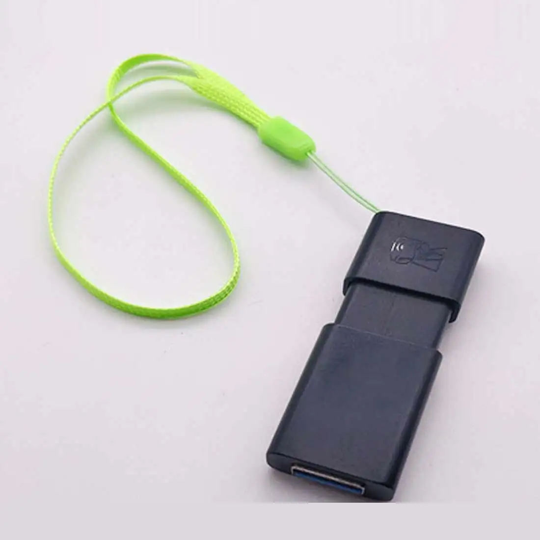 5 шт./компл. защитный ремешок черный нейлон сосны веревка селфи-Палка с вытяжным шнуром фонарик для мобильных телефонов