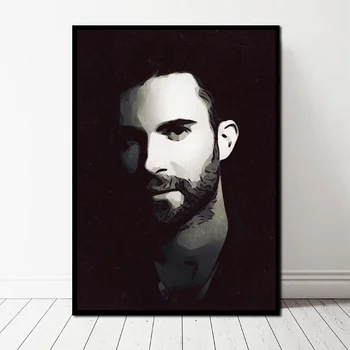 

Adam Levine Poster Canvas Print Home Decor Wall Art No Frame