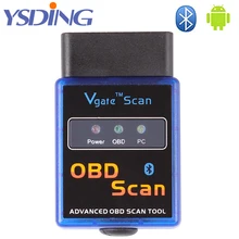 ELM327 V2.1 БД 2 Автосканер ELM-327 OBD2 Bluetooth для Android ELM 327 автоматический диагностический сканер инструмент диагностики