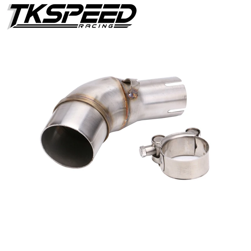 A middle connect for kawasaki Z250SL Motorcycle Exhaust Pipe Muffler Escape Connecting Pipe Front Link Pipe Moto Mid Pipe