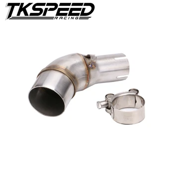 

A middle connect for kawasaki Z250SL Motorcycle Exhaust Pipe Muffler Escape Connecting Pipe Front Link Pipe Moto Mid Pipe
