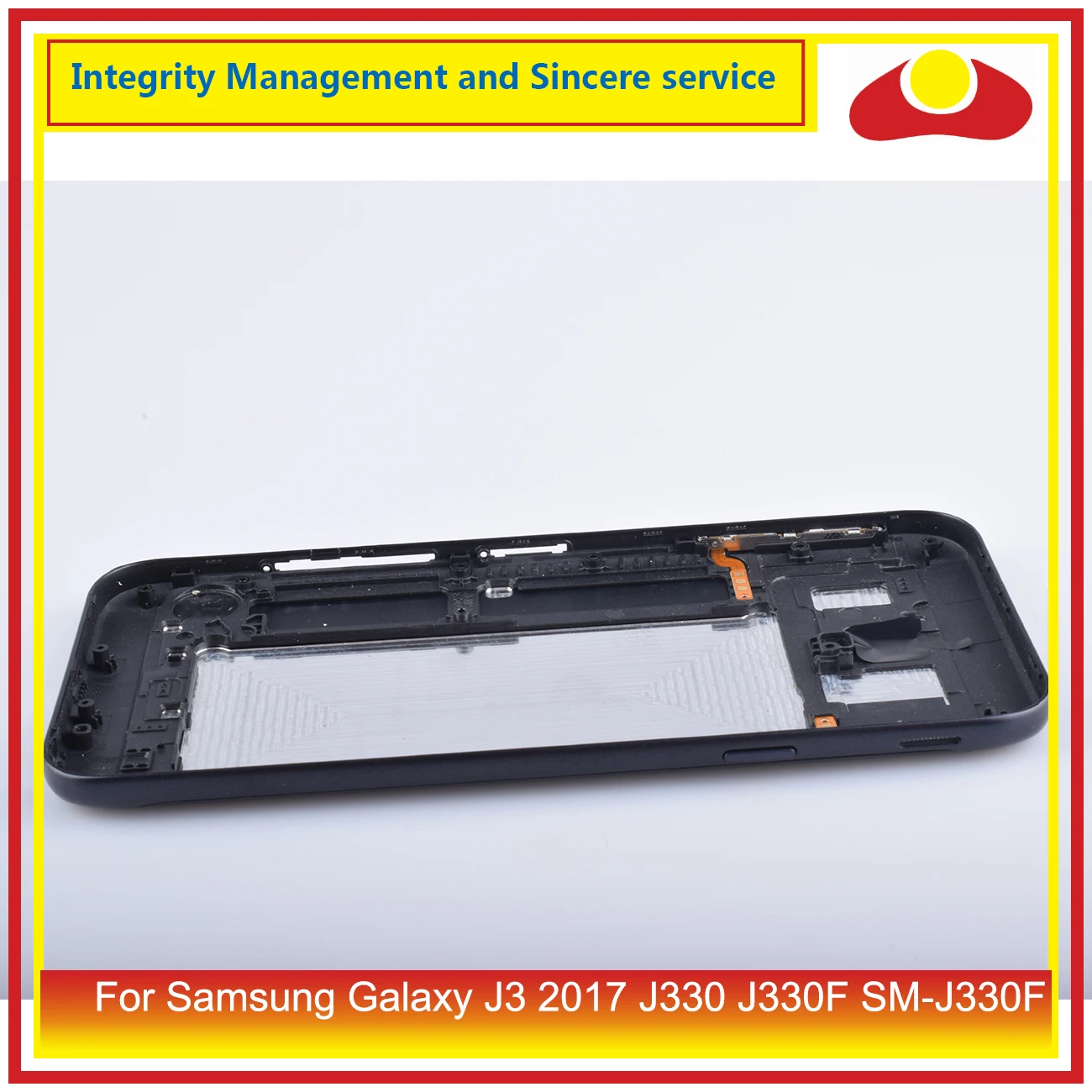 Для Samsung Galaxy J3 J330 J330F SM-J330F корпус батарея Дверь задняя крышка чехол Корпус J330 Замена