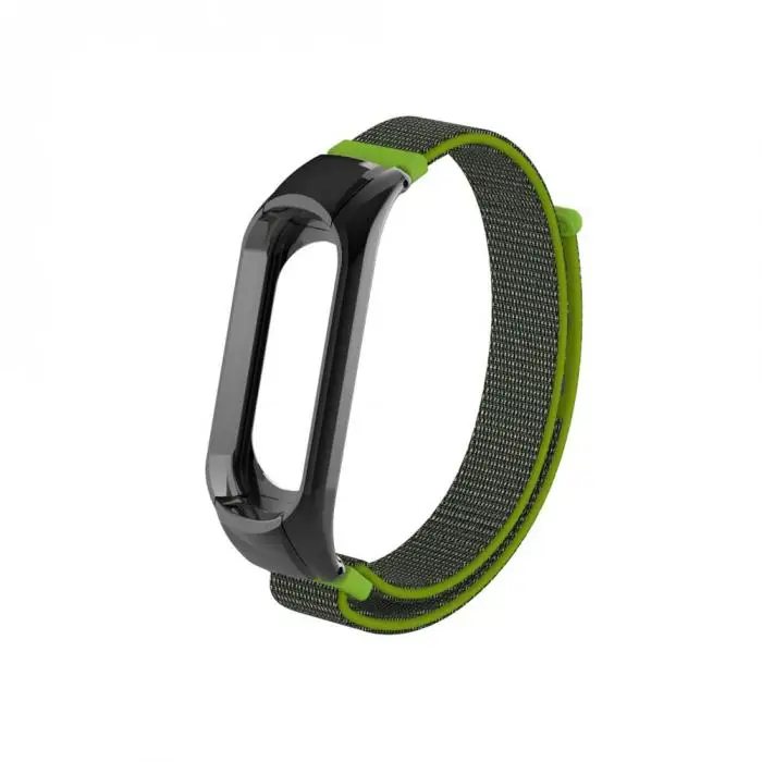 Металлический нейлоновый браслет напульсники ремешок Замена для Xiaomi Mi Band 3 8899