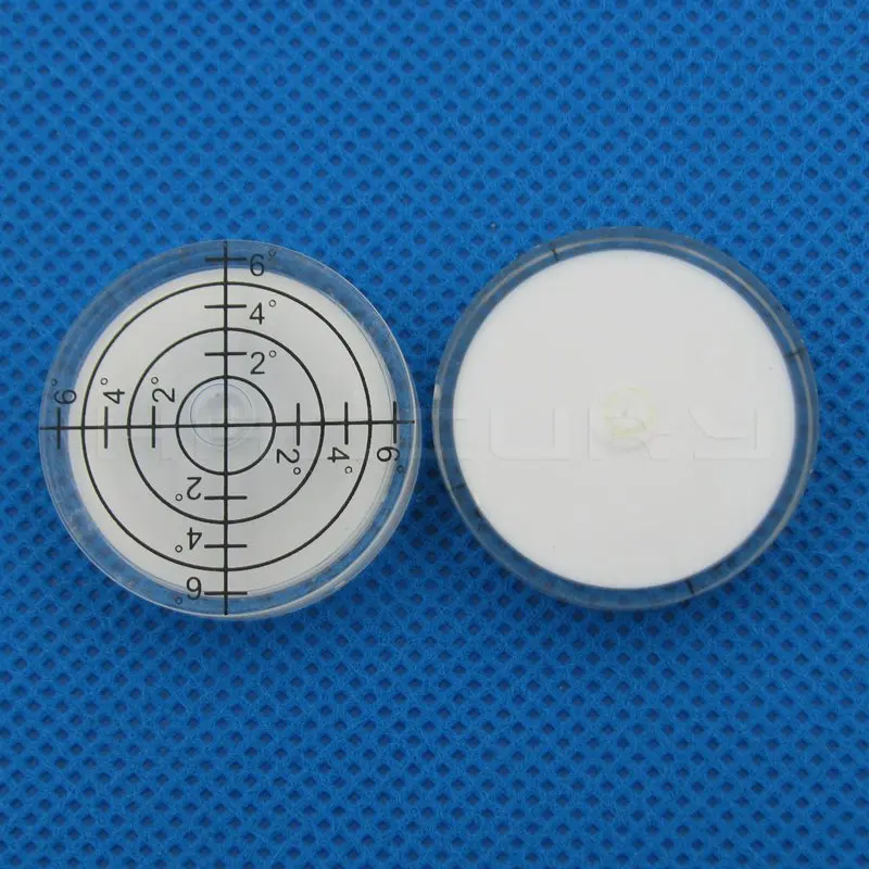 Hot Sale!! 1 PCS White Green Color Plastic Bullseye Bubble level Round Level Bubble Accessories for measuring instrument