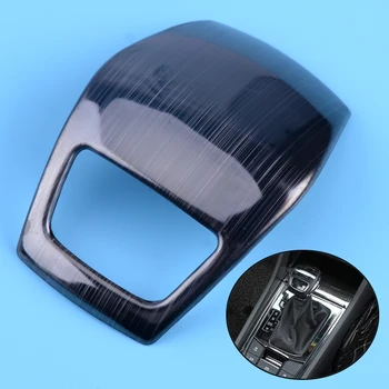 

CITALL Stainless Steel Black Car Interior Gear Shift Knob Frame Cover Trim Fit For Skoda Kodiaq 2017 2018