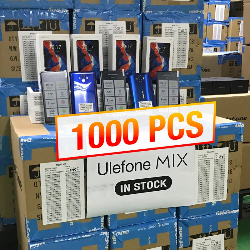 Ulefone MIX 4G мобильный телефон 5.5 дюймов HD MTK6750T Octa core android 7.0 4 ГБ + 64 ГБ сканер отпечатков пальцев 13MP двойная Камера Смартфон