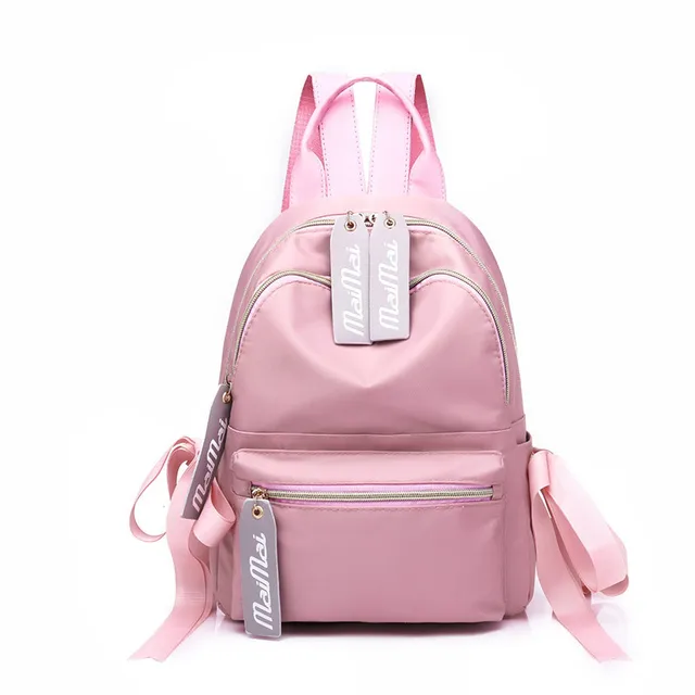 Winmax Pink Korean Style Women Backpack School Bags Teenagers Female