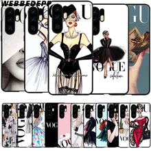 WEBBEDEPP chica de moda TPU caso suave funda para Huawei P8 P9 P10 P20 P30 Lite Pro P Smart 2019