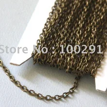 2 мм круглый кабель крест звено цепи античная латунь бронза ювелирных изделий Интимные аксессуары Компоненты