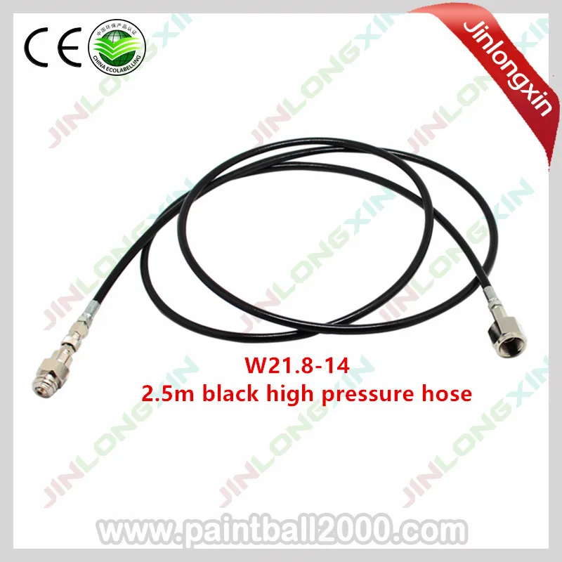 W21.8 Black Hose HPAT четыре модели два потока Co2 Sodastream/Soda клуб к внешнему танку прямой переходник и шланг комплект - Цвет: W21.8 Black Hose