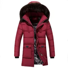 

Winter Jacket Men White Duck Down Long Jackets Keep Warm Coat Casual Men's thick Down Overcoat Outdooring parka homme roupas