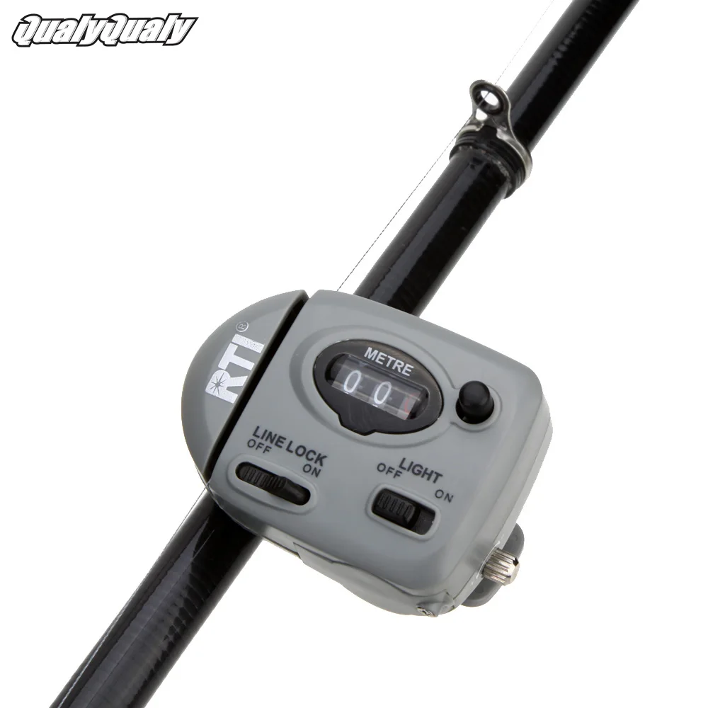 

Fishing Line Counter Professional 99M Digital Display Fishing Line Depth Finder Clip On Rod Pesca Fishing Tackle Tools
