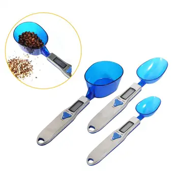 

50pcs/lot Kitchen Scale Accurate Electronic LCD Digital Measuring Spoon Scale Weight 500/0.1g Bulk Food Digital Measuring Tool
